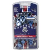 Wholesale - 6pc 3-BLADE S.STEEL DISPOSABLE RAZOR ENGLISH LAUNDRY C/P 72, UPC: 191631045963